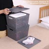 Xyskin 6 Packs Storage Bins with Lids, Plastic Storage Containers
