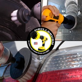 Car Accessories - Drill Brush Attachment - Car Wash - Wheel Brush - Car Mats - Detail Brush - Carpet Cleaner - Upholstery Cleaner - Boat Accessories - Glass Cleaner - Kayak Hull Cleaner - Fiberglass
