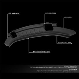 Air Deflector Front Bumper Lower Valance Grille Compatible with 09-14 Ford F-150 4WD with Tow Hook Holes