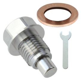 Haishine M14 x 1.5mm Magnetic Oil Drain Cap for Honda Acura Ford GM Mazda Hyundai Kia and More Vehicles