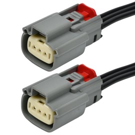 2Pcs Ignition Coil Connector Pigtail Harness CU2Z-14S411-AFA for Ford Expedition F150 Explorer Flex Lobo Taurus Transit-150 Transit-250, for Lincoln MKS MKT Navigator 3.5 V6 Engine - Style 2