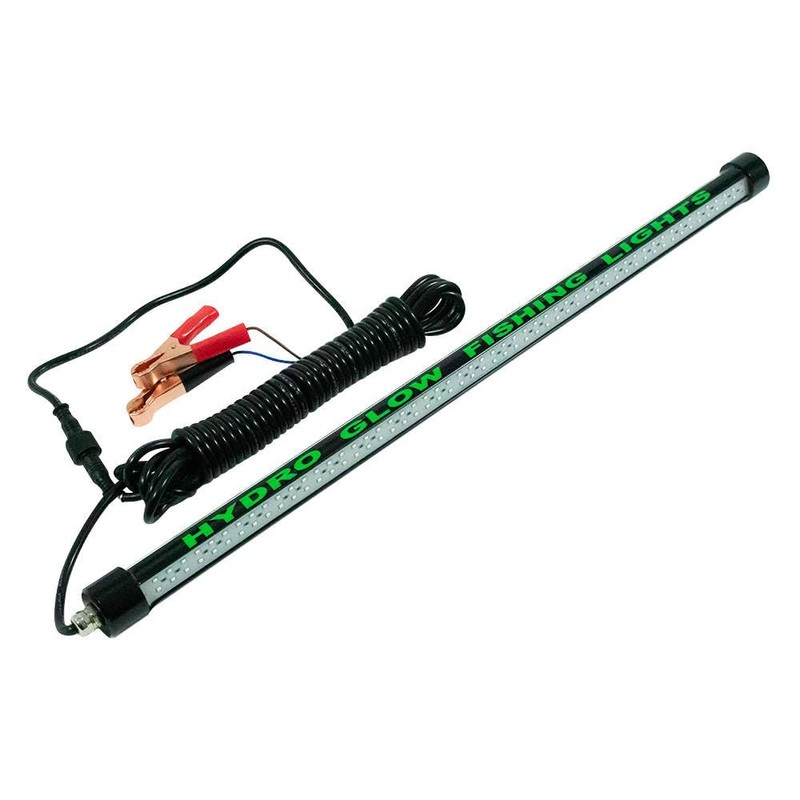 HydroGlow Underwater Fishing Light – High-Output Green LED (360° Visibility),