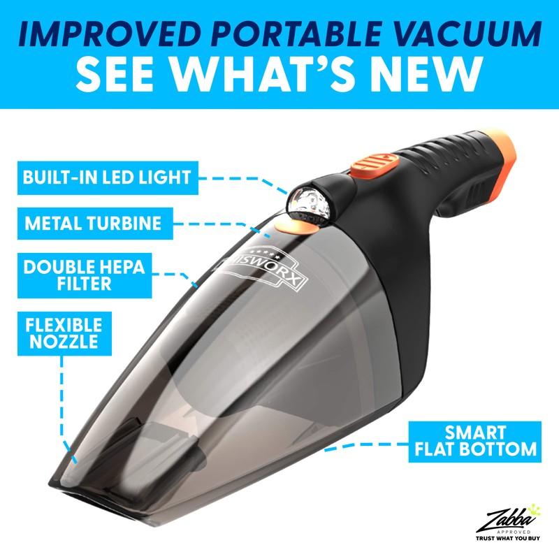 ThisWorx Car Vacuum Cleaner 2.0, Portable Handheld Mini Vacuums Cleaner