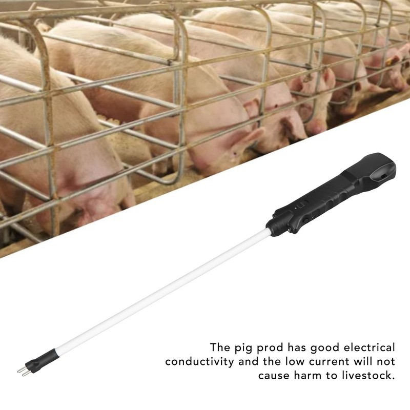 Electric Pig Prod Rechargeable Waterproof 9KV Electric Livestock Prod for