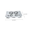 TEHAUX Adjustable Laptop Stand with Cooling Fan Ergonomic Computer Holder