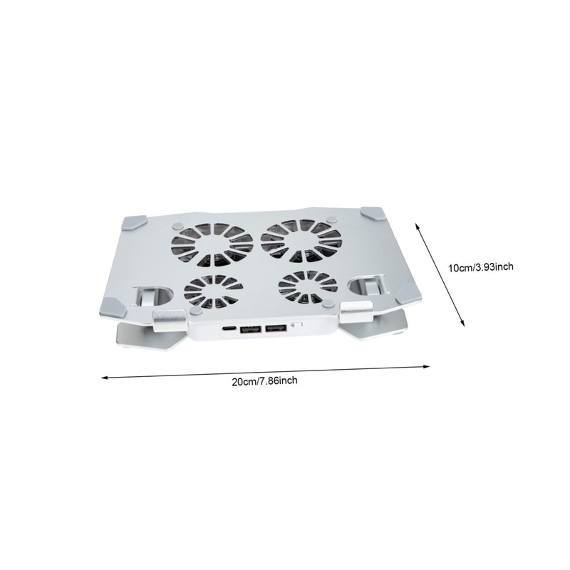 TEHAUX Adjustable Laptop Stand with Cooling Fan Ergonomic Computer Holder