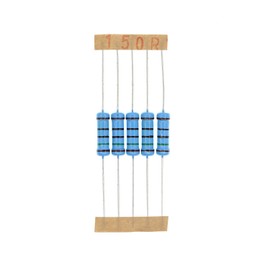 HUABAN 50 Pieces 2 Watts 2W 150R 150 Ohm 1% Metal Film Resistor