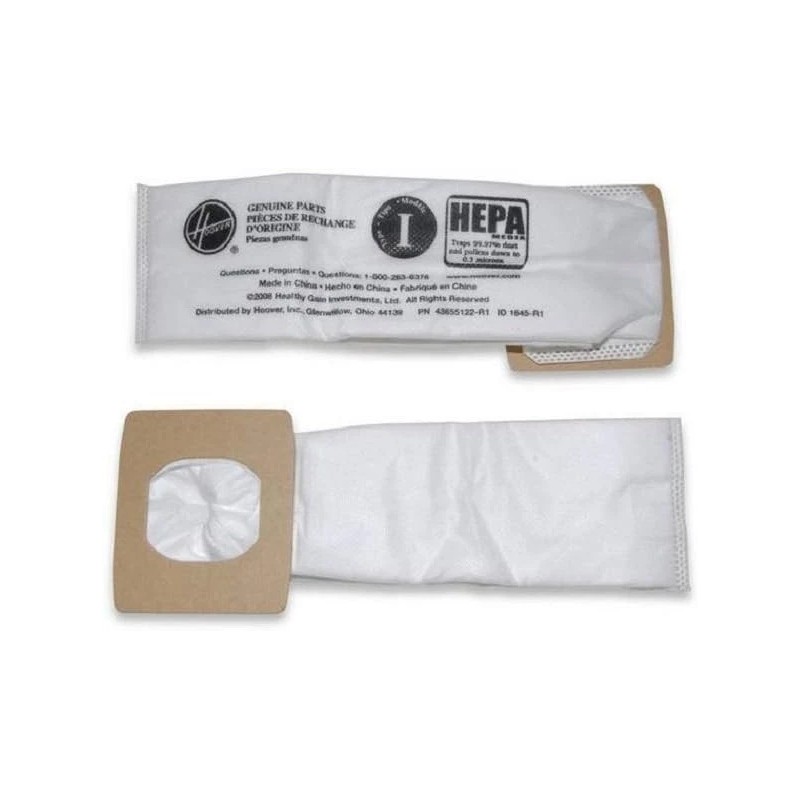 For Hoover Hoover Type I HEPA Bag (4-Pack), AH10005