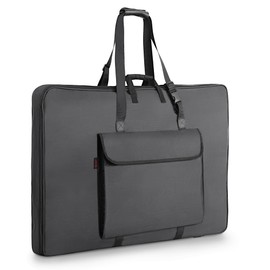 1st Place Products Premium Art Portfolio Case - 32" x 42" - Soft Sided - Foldable - Waterproof & Tear Resistant - Artwork, Photography, Sketch, LCD, Monitor, Solar Panel - Shoulder Straps & Handles