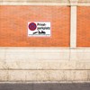 SINMAO Private Parking Sign with Post Holder Aluminium 30 x