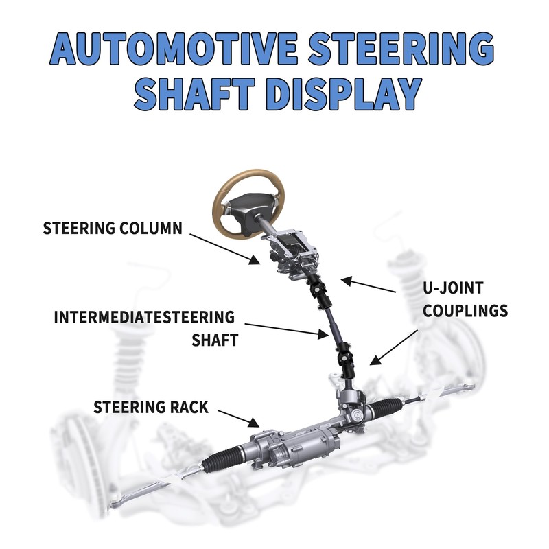 RABROPAR 17mm DD x 3/4" DD Steering U Joint Steering
