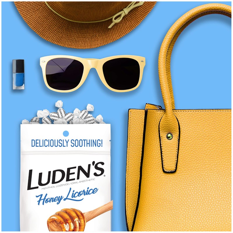 Luden's Soothing Throat Drops, Honey Licorice, 30 ct (Pack of