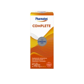 Pharmaton Complete suplemento alimenticio, Gingsen G115+ vitaminas, 60tabs