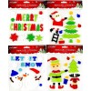 ASS Holiday Christmas Gel Clings Santa Tree Presents Merry Christmas Snowmen Elf