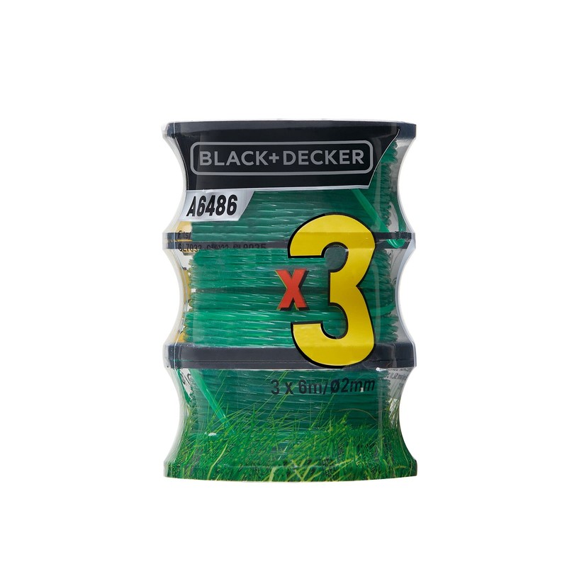 Black+Decker Reflex 2 + 1 Value Pack Spool, 2 Mm