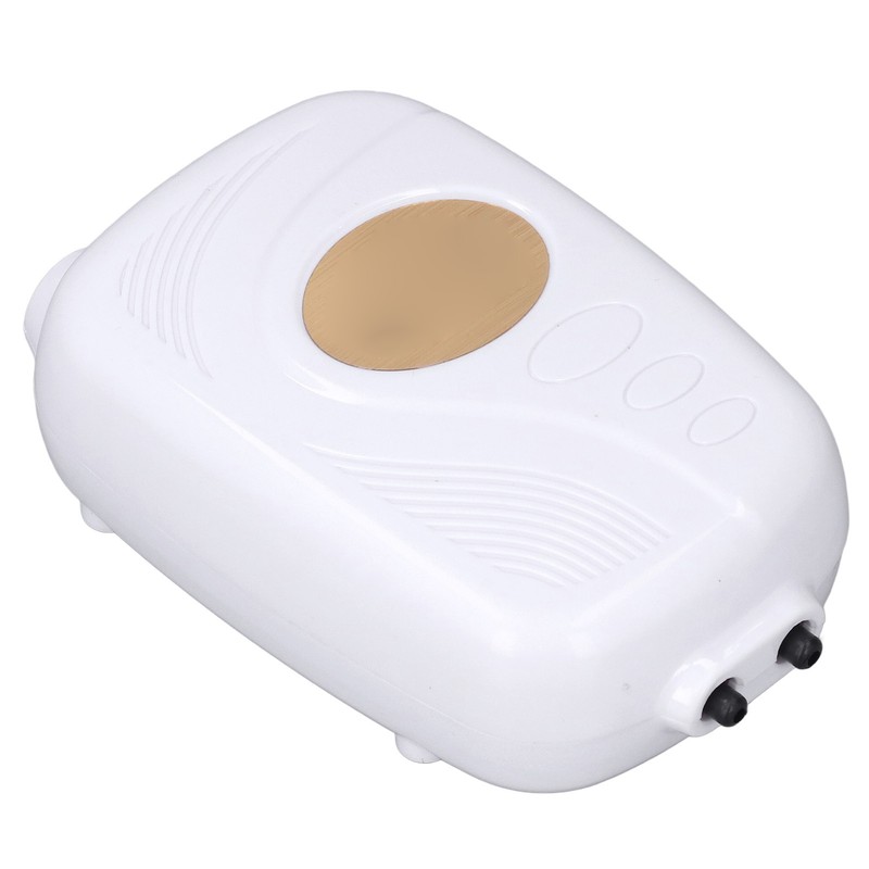 Aquarium Air Pump Double Outlet Design 1W Strong Durable High