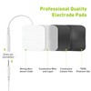 TENS Unit Replacement Pads, 20PCS 2"x2" Electrode Pads, Reusable Self-Adhesive