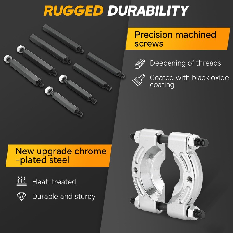 weyleity Heavy Duty 5-Ton Bearing Puller Set | 14PCS Wheel