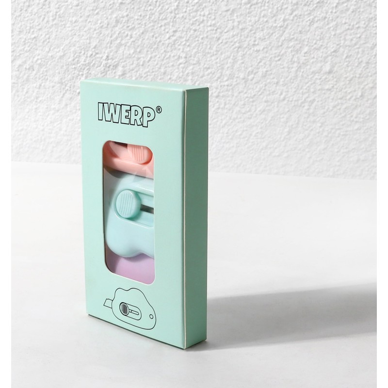 6 Pack Retractable Box Cutters, Cute Box Opener- Cloud Mini