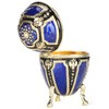 Egg Trinket Box Exquisite Jewelry Ring Holder Storage Box Home