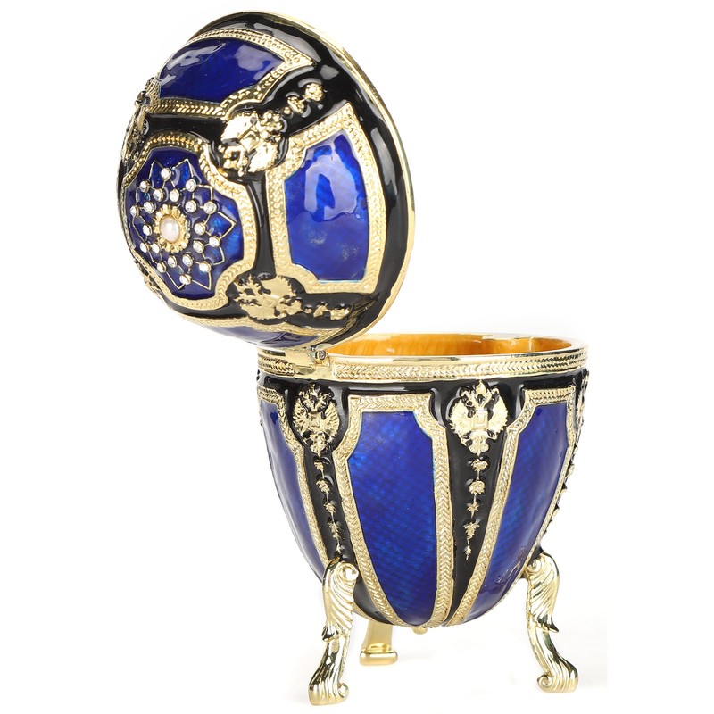 Egg Trinket Box Exquisite Jewelry Ring Holder Storage Box Home