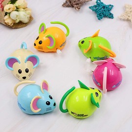STOBOK 6 Pieces Baby Wind-Up Toy Wind-Up Mouse Wind Up Figure Clock Movement Toy Birthday Children Cat Toy