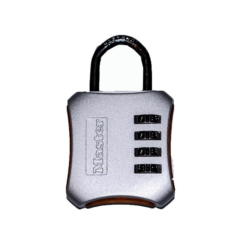 Master Lock 653D Set-Your-Own-Combination 2-inch Padlock, 4-Pack, Color May Vary
