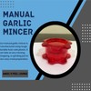 Angel’s Peel Lounge Garlic Mincer, Manual Garlic Press for Quick