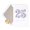 Papyrus 25th Anniversary Card for Couple (Unforgettable Moments)