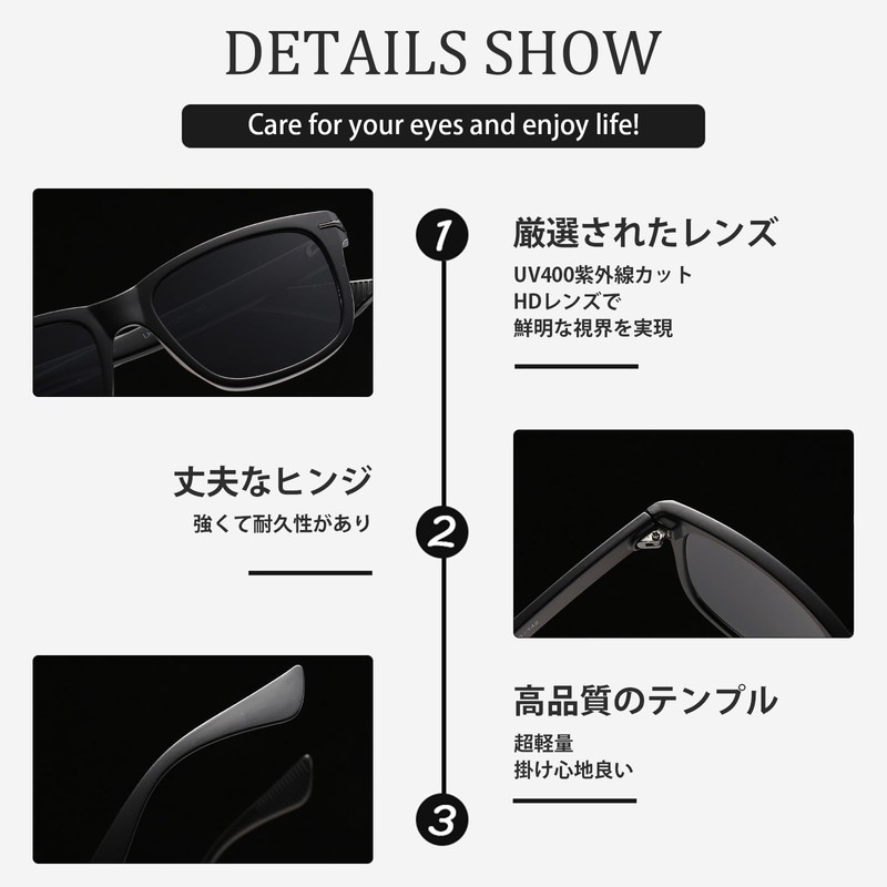 Feisedy B1147 Men's Sunglasses, Popular UV400, UV Protection, Fashion Sunglasses