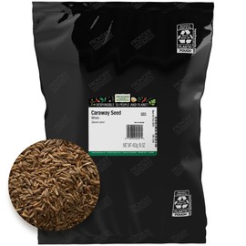 Frontier Co-op Whole Caraway Seed, 1lb Bulk Bag - Warm & Earthy Flavor - Caraway Seeds for Bread, Cooking, Baking & Culinary Dishes, Kosher