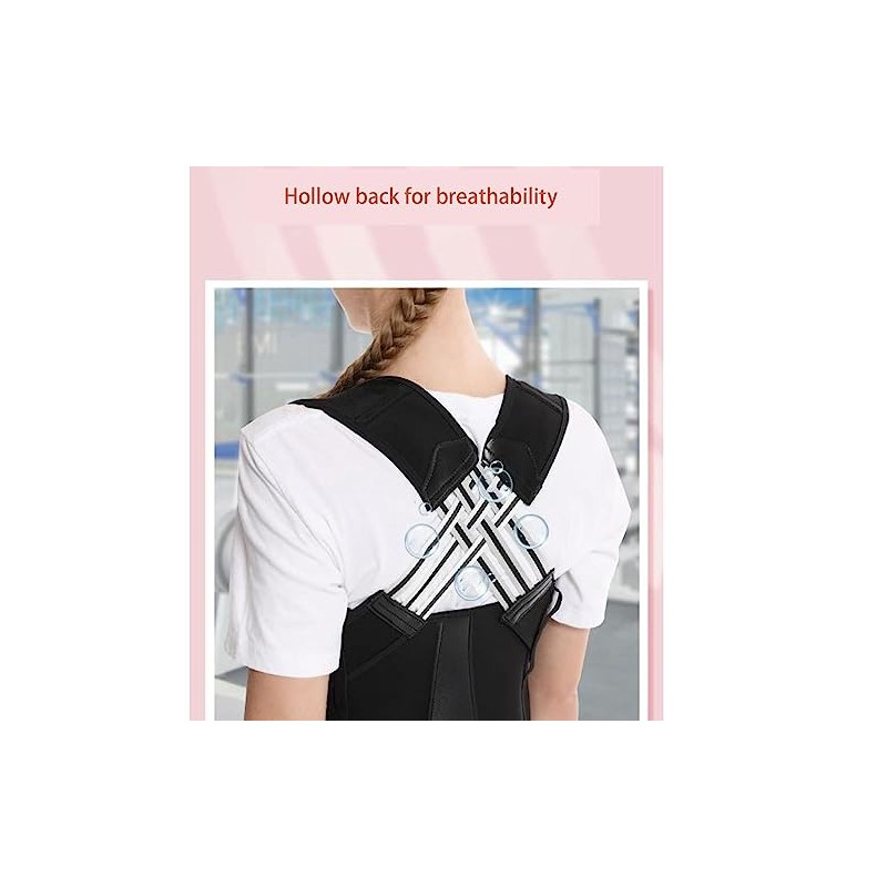 Adjustable Back Posture Belt Office Home Gym Unisex, Back Straightener