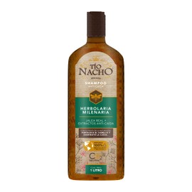 Tío Nacho HERBOLARIA MILENARIA, Shampoo JALEA REAL, extractos de CHILE, BARDANA, ALOE VERA y JOJOBA, Anti-Caída gracias al poder de la naturaleza...  
