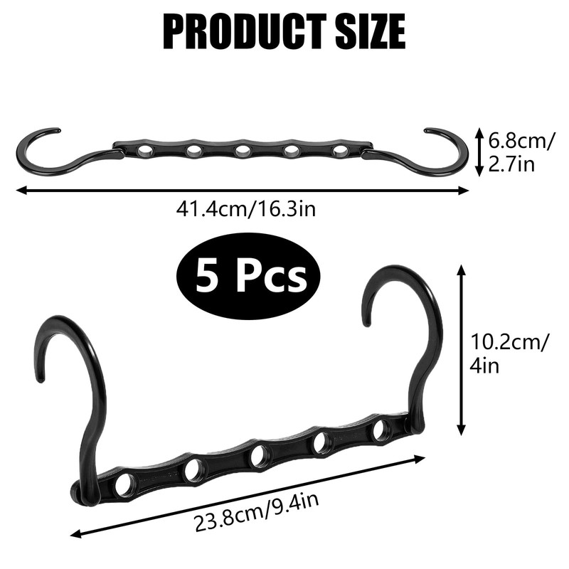 5Pcs Space Saving Hangers, Multiple Hangers in One Hangers for