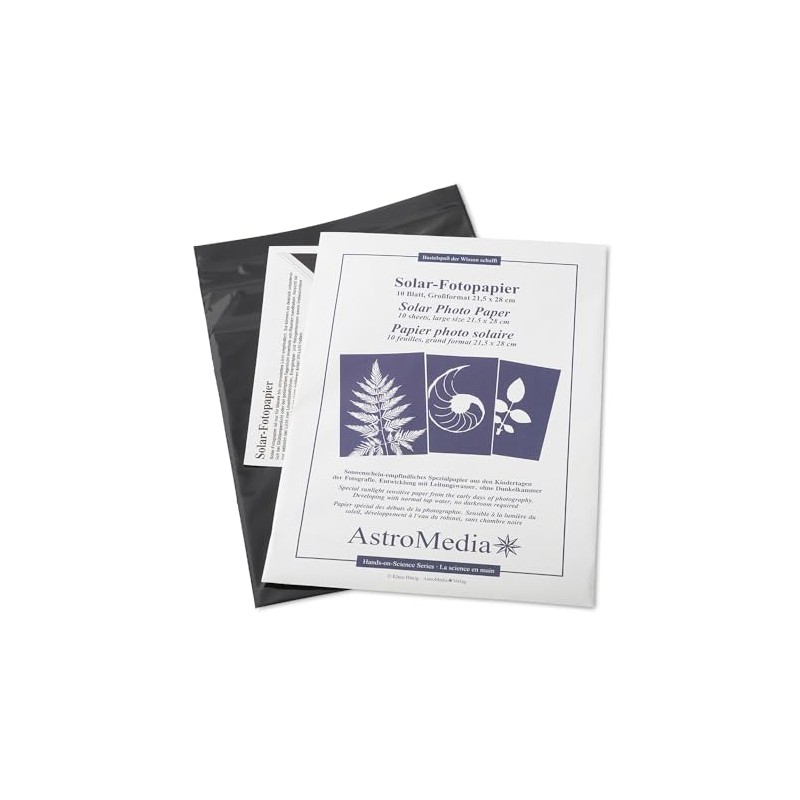 AstroMedia Solar Photo Paper Kit 21.5 x 28 cm