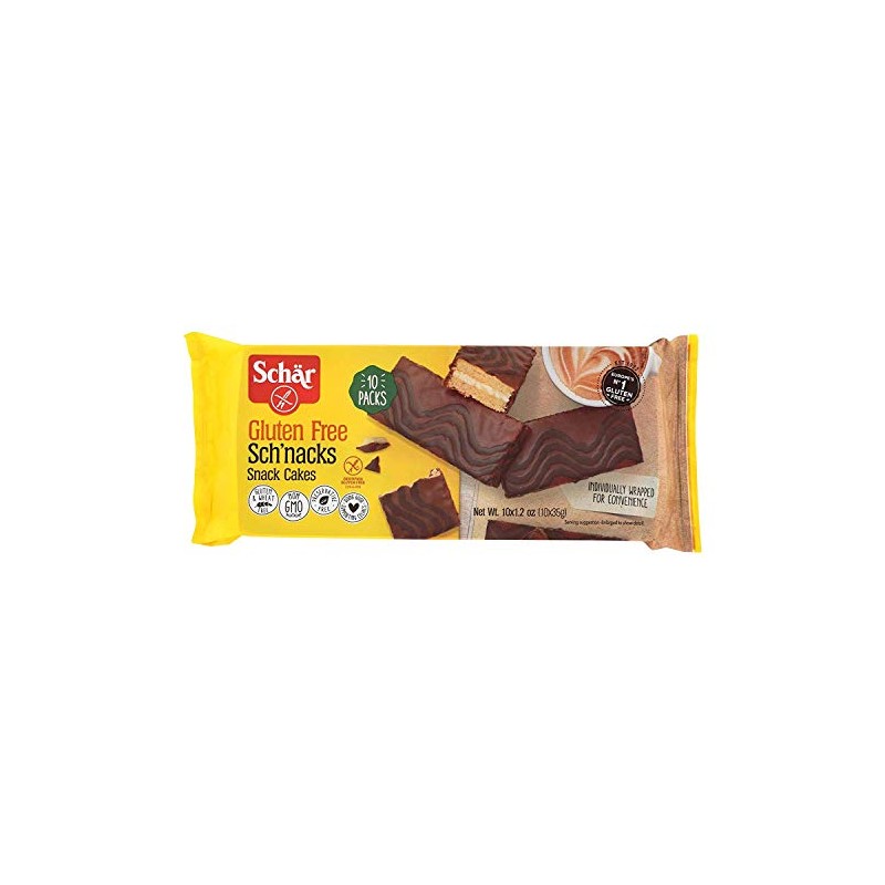Schar Gluten-Free Schnacks - Chocolote Covered Snack Cakes - [Case