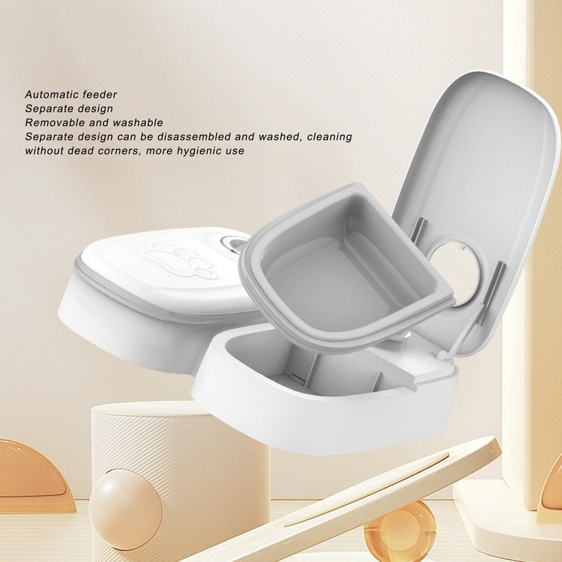 Automatic Pet Feeder Multifunction Detachable Intelligent Single Meal Timed Cat