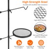 Campfire Grill Grate, 13.4 in Open Fire Grate Fire Pit,