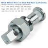 Wheel Nuts & Stud; Kit Rear Left Side (LH) Compatible