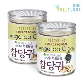 Angelica root extract powder 220g+220g Angelica root powder Decusin / 참당귀 추출분말 220g+220g 당귀분말 데커신