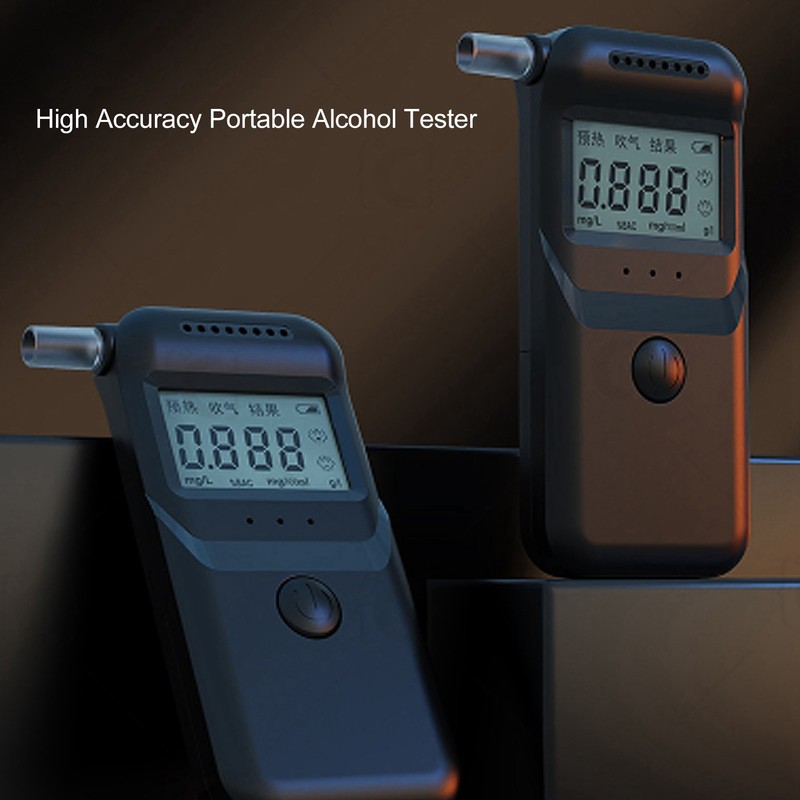 Digital Alcohol Checker Portable Breath Analyzer LCD Display High Accuracy