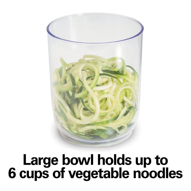 Hamilton Beach 3-in-1 Electric Vegetable Spiralizer for Veggie Noodles, Zoodle