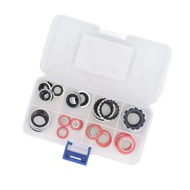 Complete Air Conditioning System Seal ORing Kit 40PCs AC Compressor Port Seal Washers Included