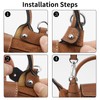 ZOOEASS Leather Purse Strap Replacement Bag Straps Handbags Women Leather