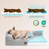 EHEYCIGA Orthopedic Dog Bed Medium Size Dogs, Memory Foam Dog