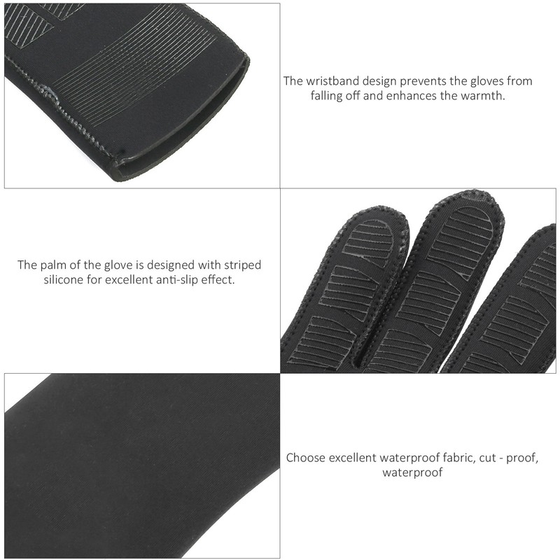 5MM Diving Glove Antiskid Handguard Snorkeling AntiScratch Keep Warm Sport