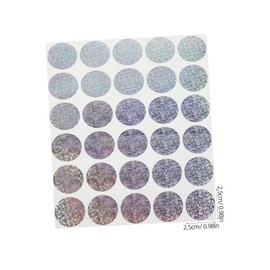 jojofuny 10 Sheets Scratch Off Stickers Round Scratch Stickers for DIY Party Games Classroom Rewards Easy to Apply Remove Boost Creativity Family Interaction