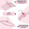 Jetec 12 Pieces Satin Padded Hangers with 360° Swiveling Hook