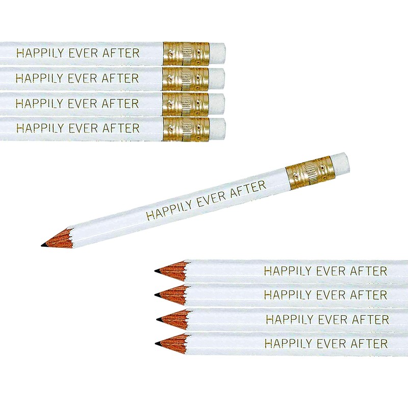 HAPPILY EVER AFTER Pencils Pre-sharpened for all Occasions
