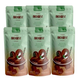 Cantabile Korean Convenience Store Pouch Drink Ready-to-Drink Coffee Beverage Imported from Korea (6 Pack, Hazelnut)